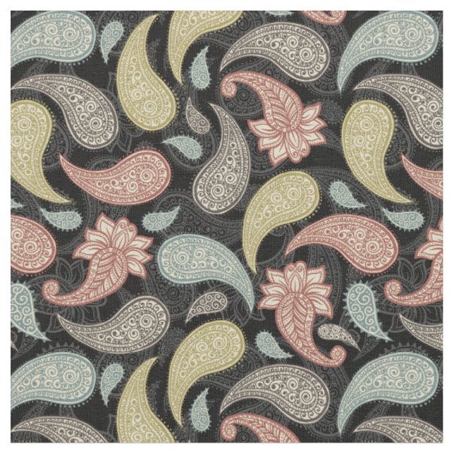 Paisley-Muster Stoff (Nahaufnahme)