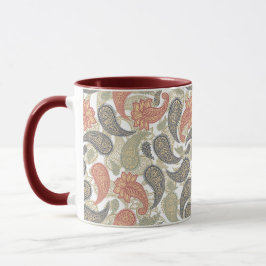 Paisley-Muster  Tasse