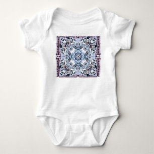 Paisley-Muster: Wasserfarbe, handgezeichnetes Scha Baby Strampler