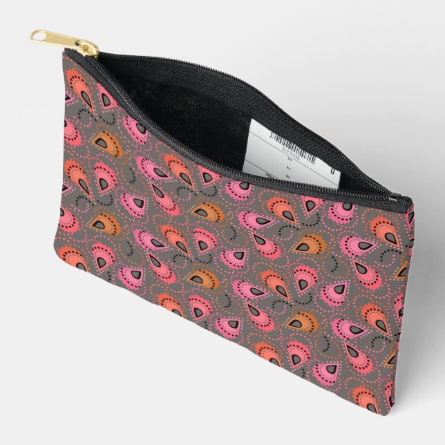 Paisley-Muster. Zubehörtasche (Offen)