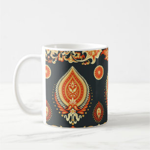 Paisley Oriental Ethnic Stoff Kaffeetasse