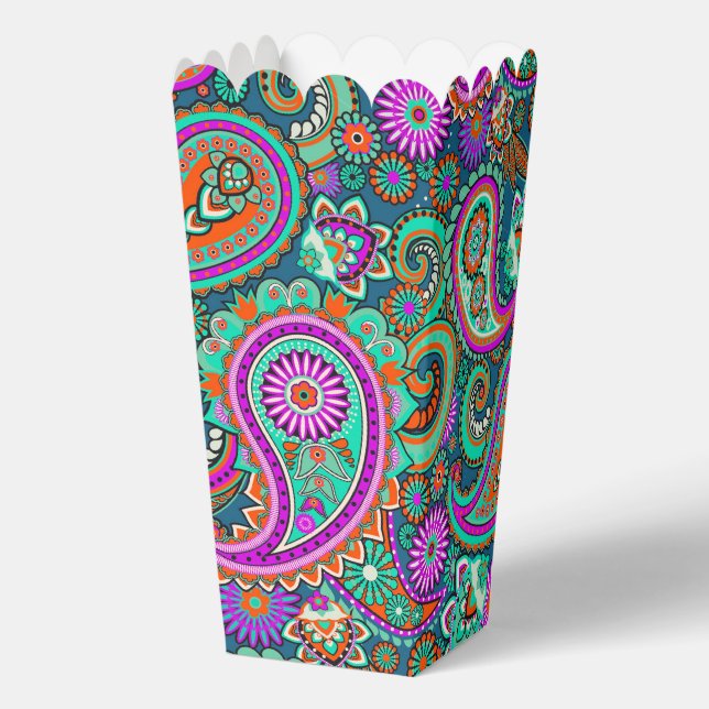 Paisley Ornamente / Muster 2 Geschenkschachtel (Rückseite)