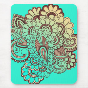 Paisley Ornaments I + Ihr Backgr. Ideen Mousepad