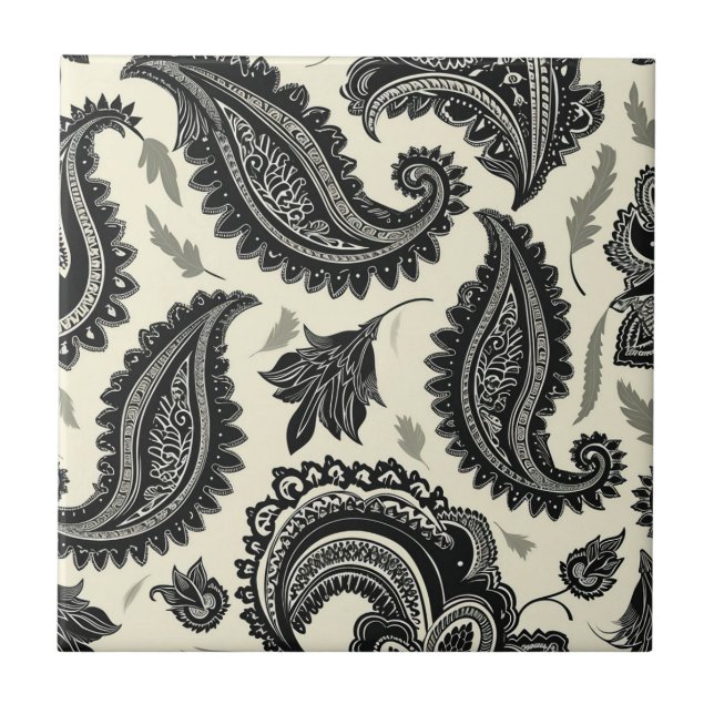 Paisley Palaces Fliese (Vorderseite)