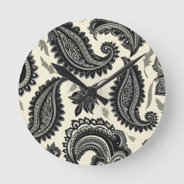Paisley Palaces Runde Wanduhr