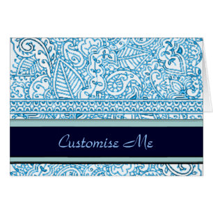 Paisley Passion - Blue (Henna)