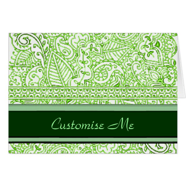 Paisley Passion - Green (Henna) (Vorderseite (Horizontal))