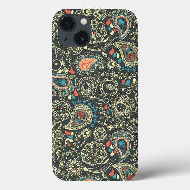 Paisley Pattern 3 Case-Mate iPhone Hülle (Rückseite)