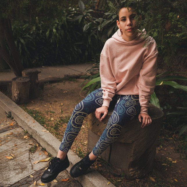 Paisley Pattern Capri Leggings (Von Creator hochgeladen)