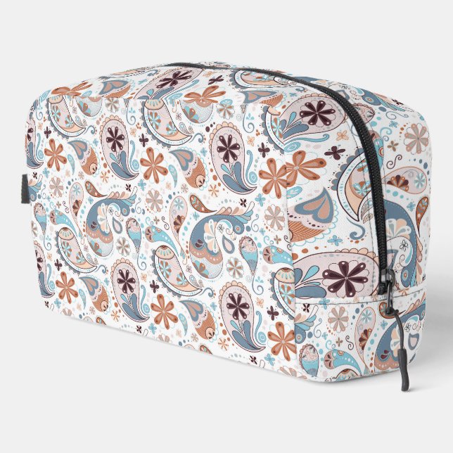 Paisley Pattern Hintergrund Waschbeutel (Rechte Ecke)