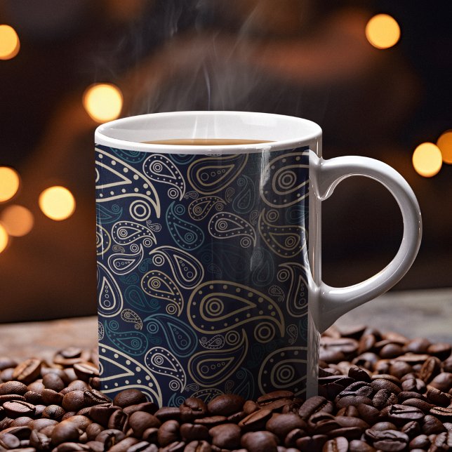 Paisley Pattern Kaffeetasse (paisley pattern mug)