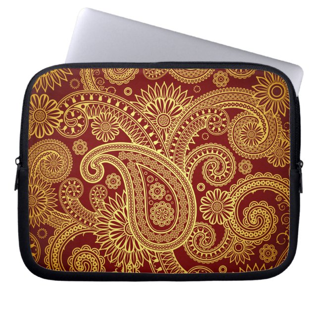 Paisley Pattern, Persisch Paisley, Oriental Paisle Laptopschutzhülle (Vorderseite)