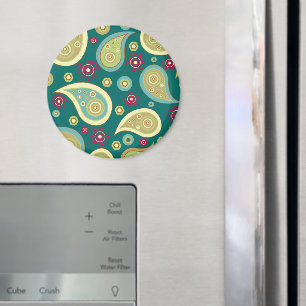 Paisley Pattern, Persisch Paisley, Oriental Paisle Magnet