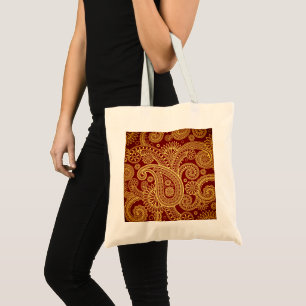 Paisley Pattern, Persisch Paisley, Oriental Paisle Tragetasche