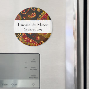 Paisley Pattern, Persisches Paisley, Bat Mitzvah Magnet