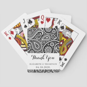 Paisley Pattern, Persisches Paisley, Boteh, Hochze Spielkarten