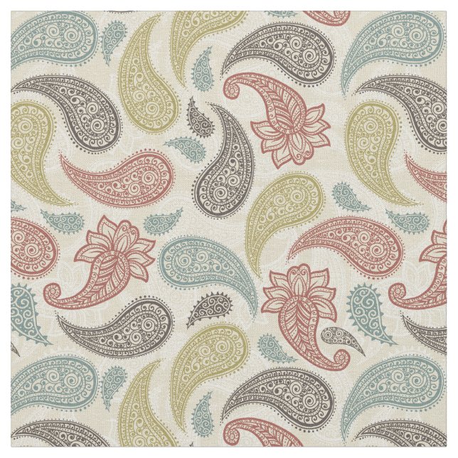 Paisley Pattern Stoff (Nahaufnahme)