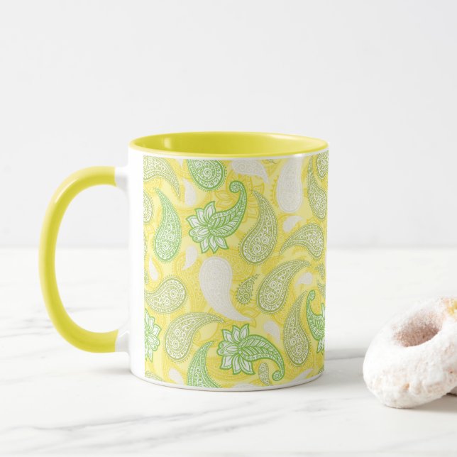 Paisley Pattern  Tasse (Mit Donut)