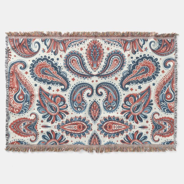 Paisley Pride Decke (Vorderseite)