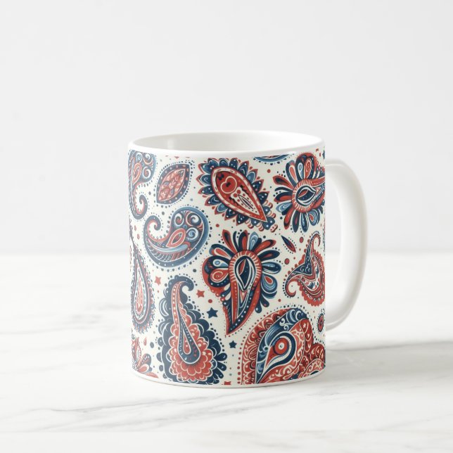 Paisley Pride Kaffeetasse (VorderseiteRechts)