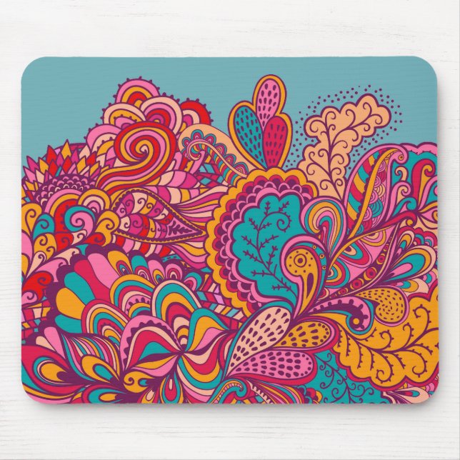 Paisley Print Maus Pad Mousepad (Vorne)