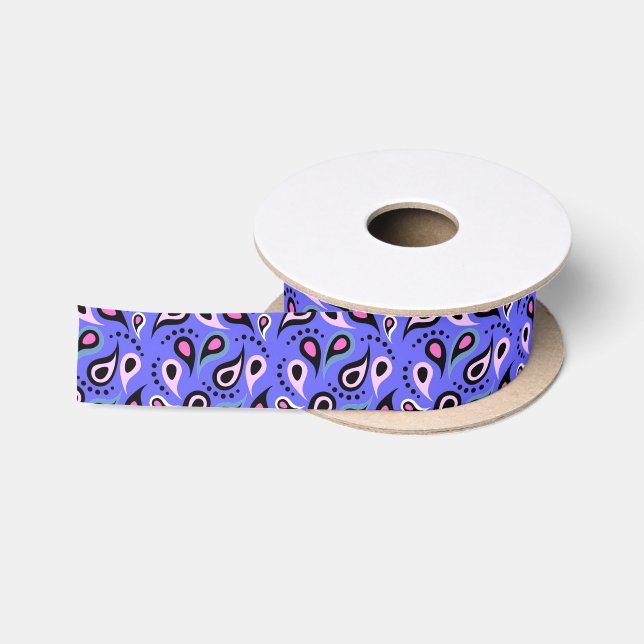 Paisley Satinband (Spule)