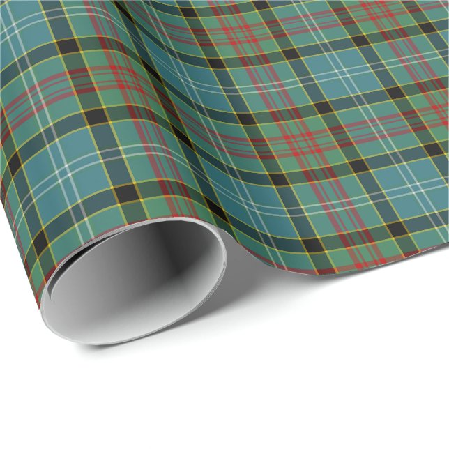 Paisley Scotland District Tartan Geschenkpapier (Rolleneckpunkt)