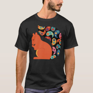 Paisley Squirrel T-Shirt