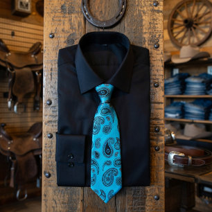 Paisley Turq 101 Krawatte