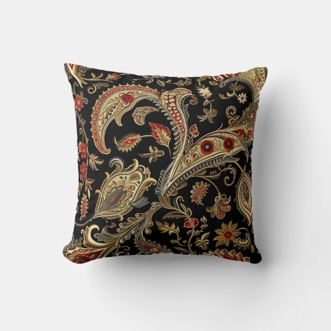 Paisley, Viktorianisch, Gothic, Kissen (Vorderseite)