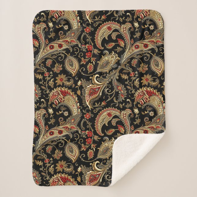 Paisley, Viktorianisch, Gothic, Sherpadecke (Vorderseite)