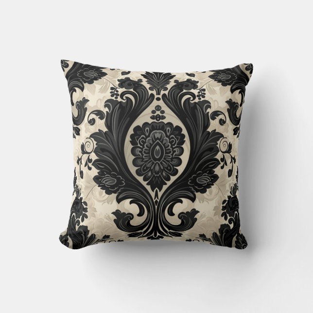 Paisley, Viktorianisch, gotisch Kissen (Vorderseite)