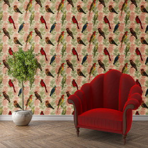 Paisley Vintag Birds Tapete