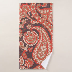 Paisley Vintage nahtlose Muster. Fantastische Blum Badehandtuch