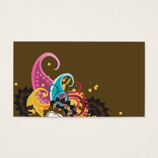 Paisley Visitenkarte (Vorderseite)