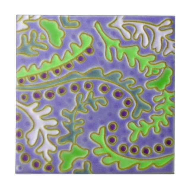 Paisley-Wiedergabe-Antiken-Fliese des Inder-IP003 Fliese (Vorderseite)