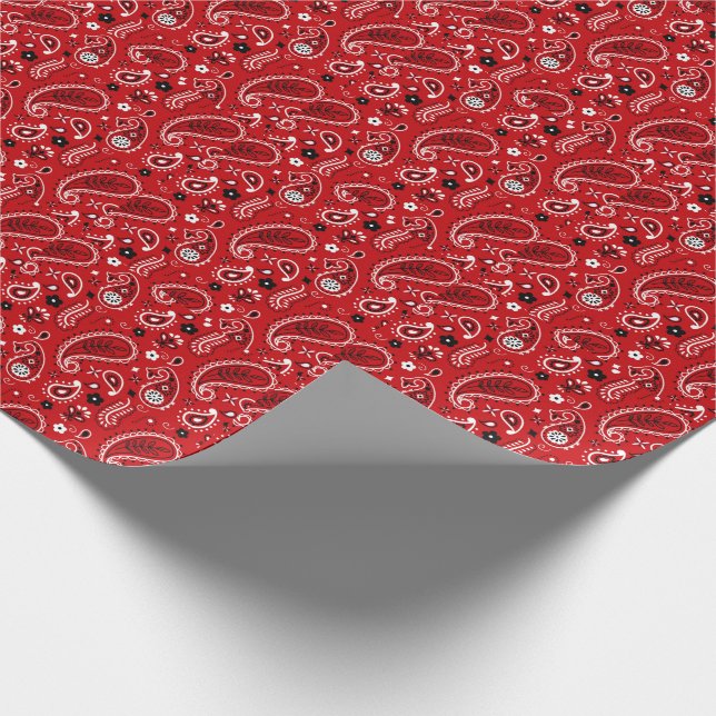 Paisley Wrapping Paper Geschenkpapier (Ecke)
