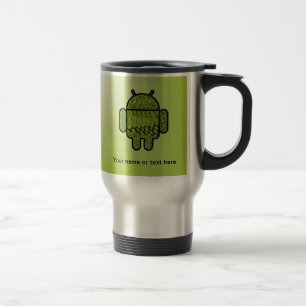 Paisley-Zeichen für den Android™-Roboter Reisebecher