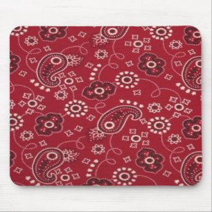 Paisleybandana-Entwurfs-Mausunterlage Mousepad