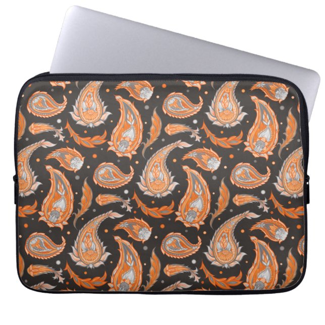 Paisleymuster Laptopschutzhülle (Vorderseite)