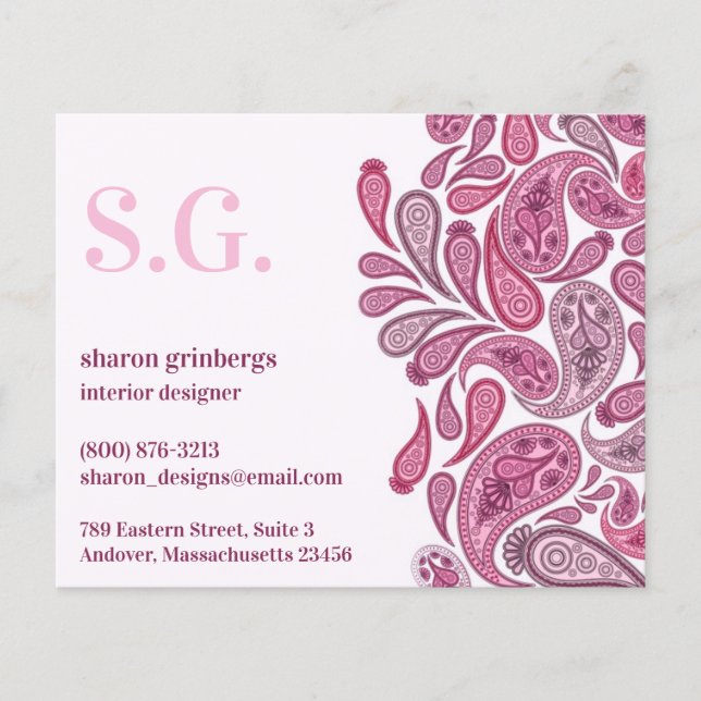 Paisleys Elegant Flyer (Vorne)