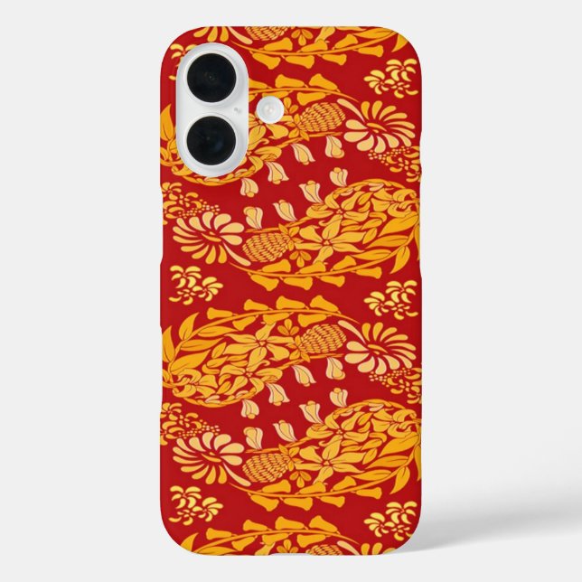 Paisleys Floral Indian Case-Mate iPhone Hülle (Rückseite)