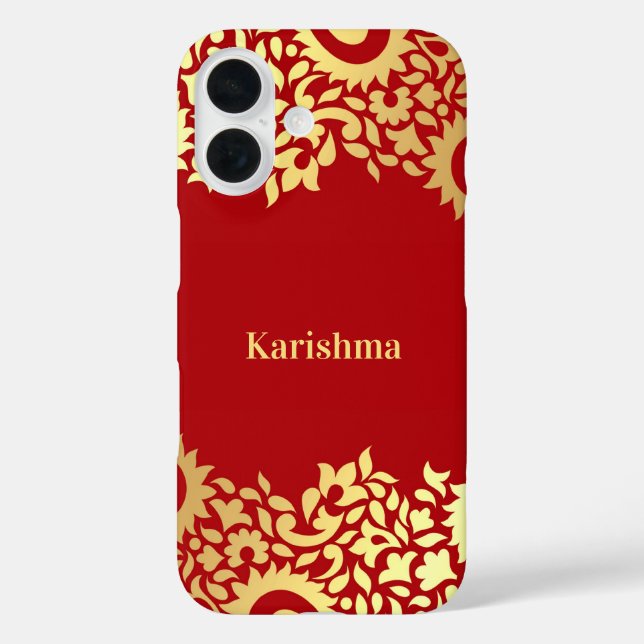 Paisleys Indian Case-Mate iPhone Hülle (Rückseite)