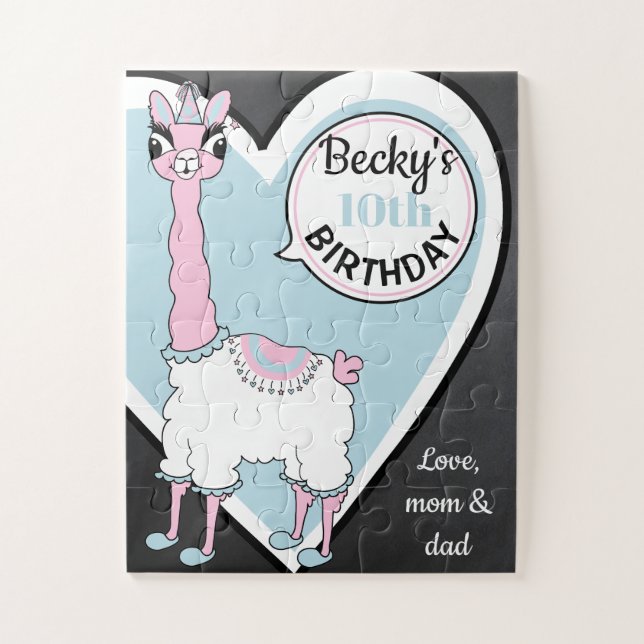 Pajama Llama Jigsaw Puzzle (Vertikal)