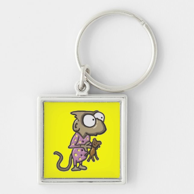 Pajama Monkey Schlüsselanhänger (Vorne)