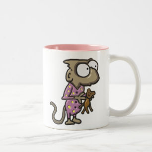 Pajama Monkey-Tasse Zweifarbige Tasse