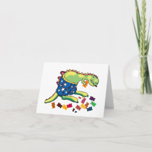 Pajama-Party-Karten Dankeskarte