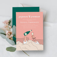 Pajama Party PJ und Prosecco Brautparty