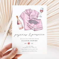 Pajama Party Slumber PJ Prosecco Brautparty