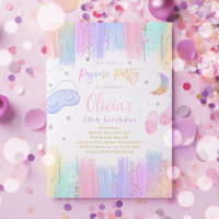 Pajama Sleepover Geburtstagsparty Tee zwischen Par